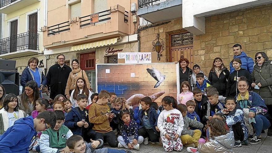 Profesorado y alumnado del CEIP Fco. Javier Sáenz de Oiza